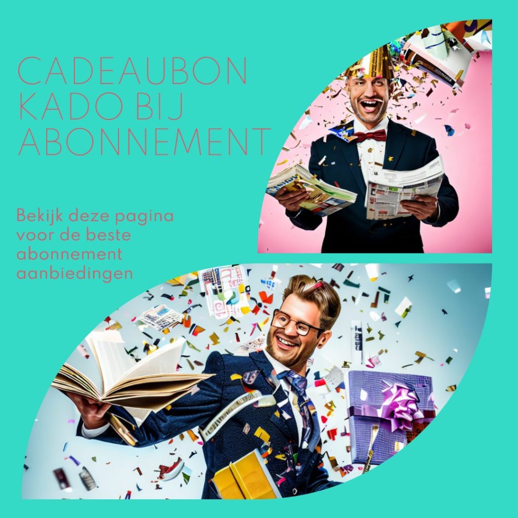 Cadeaubon cadeau bij abonnement aanbiedingen! Vind hier een energieaanbieding, krant, televisiegids, tijdschrift of alles in 1 pakket cadeau met een kadobon!