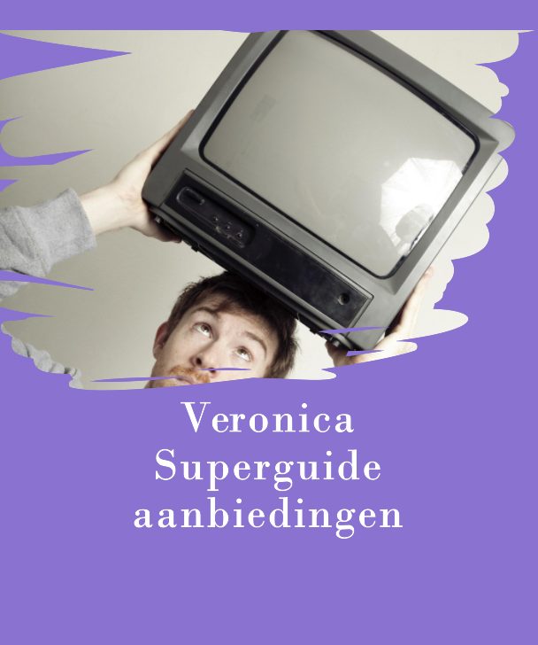 grappige cartoon van een televisiegids Veronica superguide abonnementen